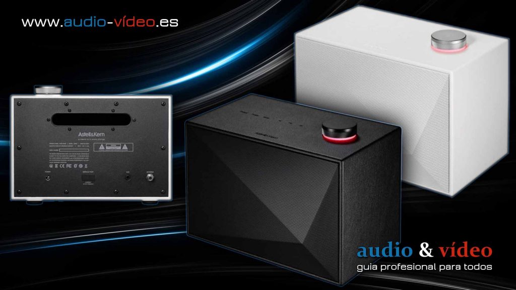 Astell&Kern Acro BE100: altavoz Bluetooth con 24bit aptX HD y LDAC - frente y panel trasero