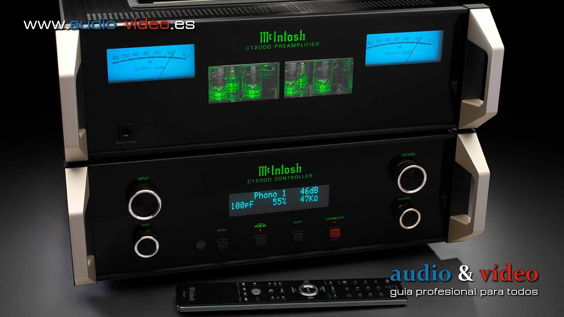 McIntosh C12000 – preamplificador de dos chasis