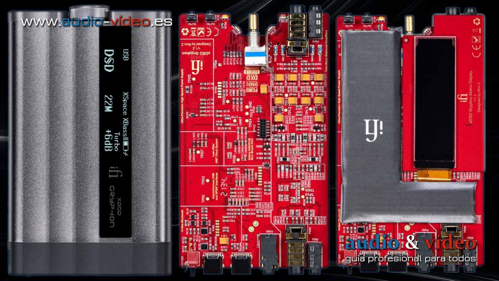 iFi xDSD Gryphon - reproductor portatil - parte trasera