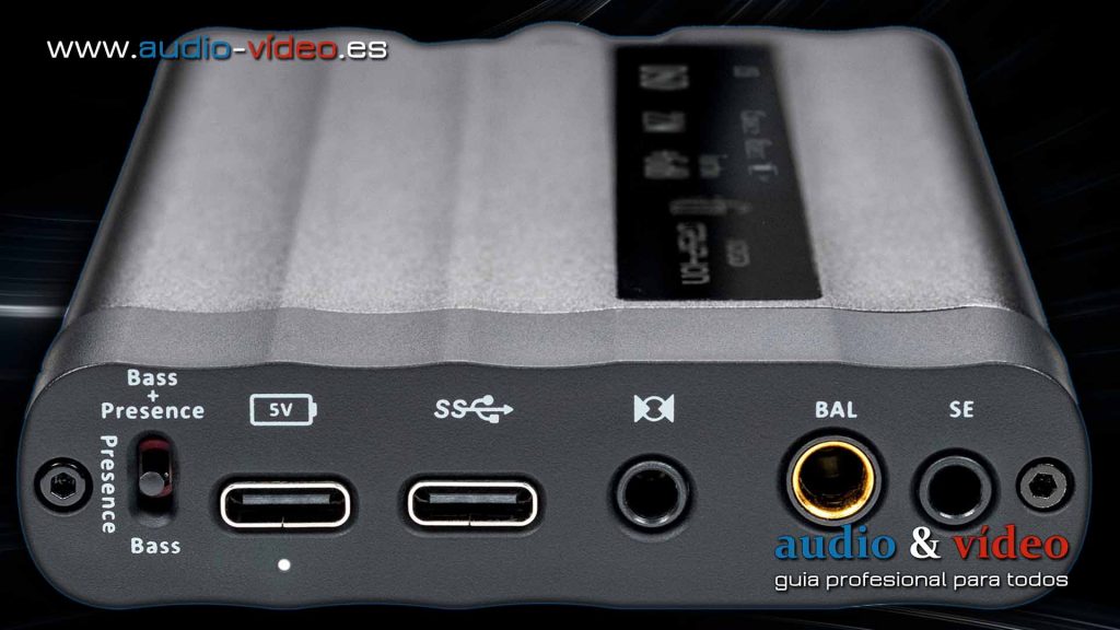 iFi xDSD Gryphon - reproductor portatil - parte trasera