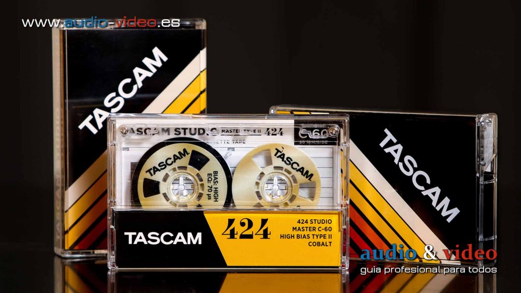 TASCAM 50º aniversario - edición limitada del casete Master 424 Studio C-60 High Bias Type II Cobalt