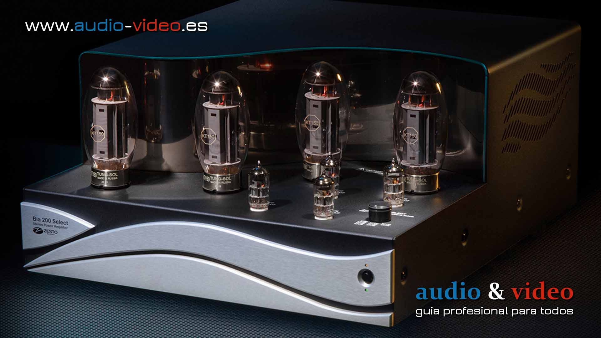 Zesto Audio – Bia 200 Select Stereo amplificador de potencia con interruptor de polarización