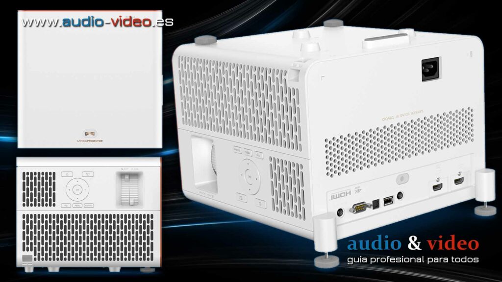 BenQ - X3000i - proyector Ultra HD / 4K - controladores, conectores