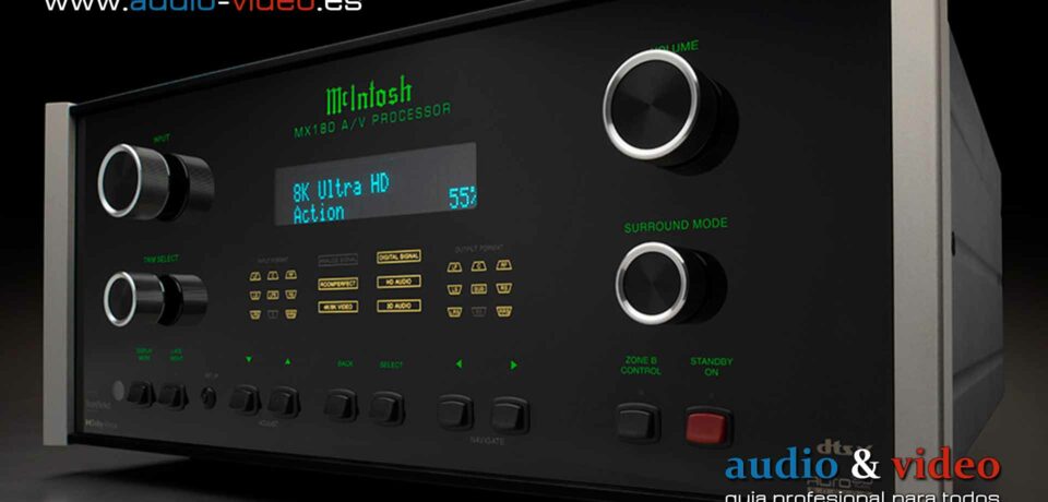 McIntosh – MX180 – procesador A/V de 16 canales 8K con RoomPerfect