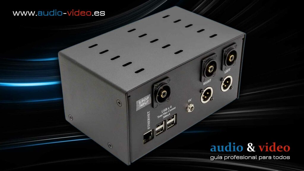 Orchard Audio - PecanPi® Streamer Rev 3.0 - ahora con entrada S/PDIF - conectores