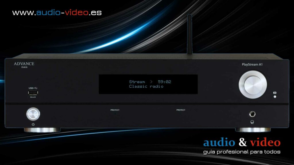 Advance Paris - PlayStream A1 - amplificador y streamer HiFi