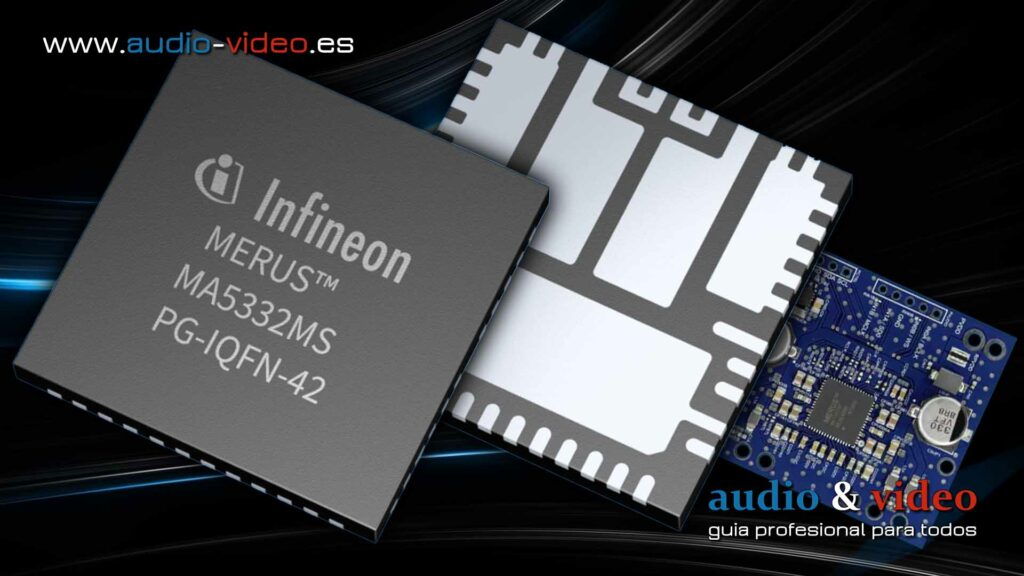 Infineon Technologies - MERUS MA5332MS -amplificador audio Class D