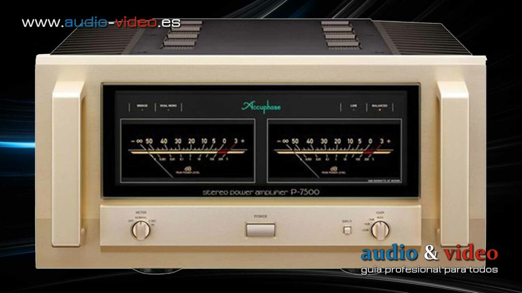 Accuphase P-7500 - amplificador en Clase A/B - frente