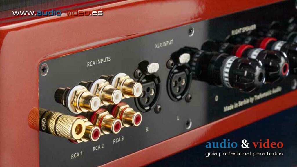 RHAPSODY PSE 300B - amplificador integrado de válvulas - panel trasero