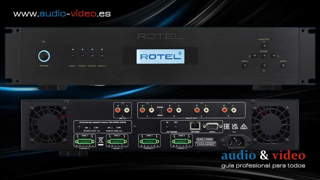 Rotel - C8, C8+ amplificadores de instalación