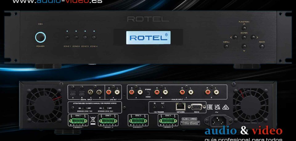 Rotel – C8, C8+ amplificadores de instalación de RACK 2U