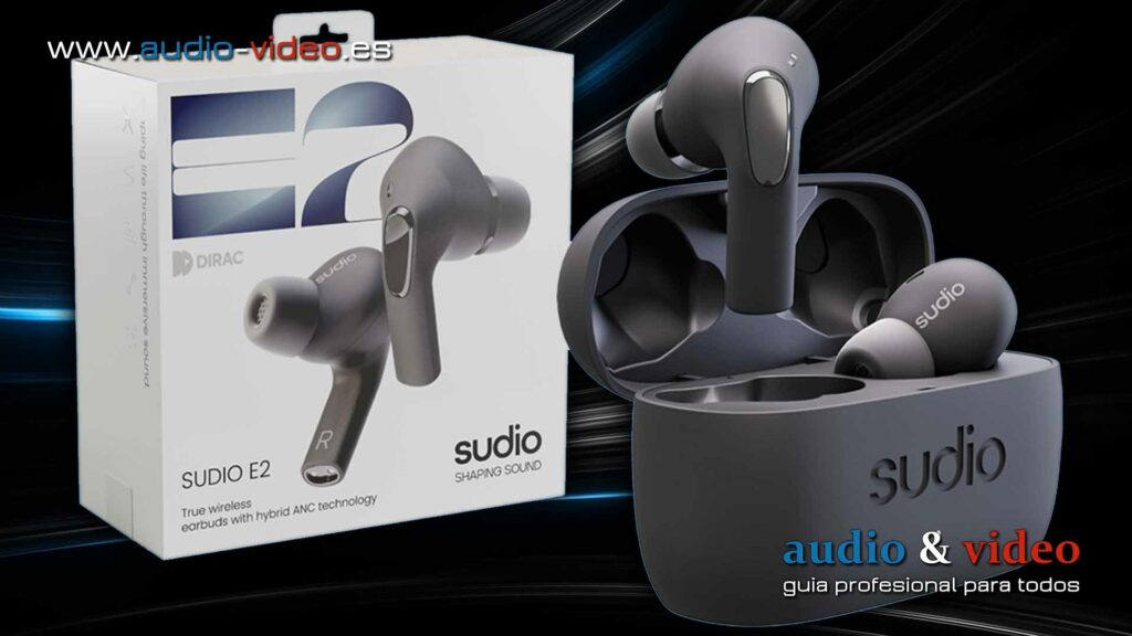 Sudio E2 TWS - auriculares inalámbricos con Virtuo Spatial Audio - dispositivo