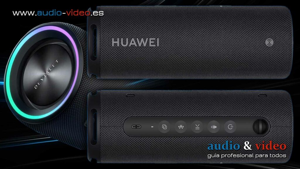 Huawei Sound Joy - Altavoz Bluetooth portátil creado por Devialet - dispositivo