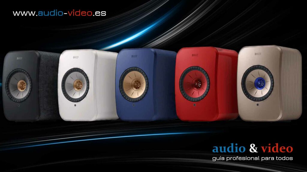 KEF LSX II - altavoces inalámbricos HiFi - acabados