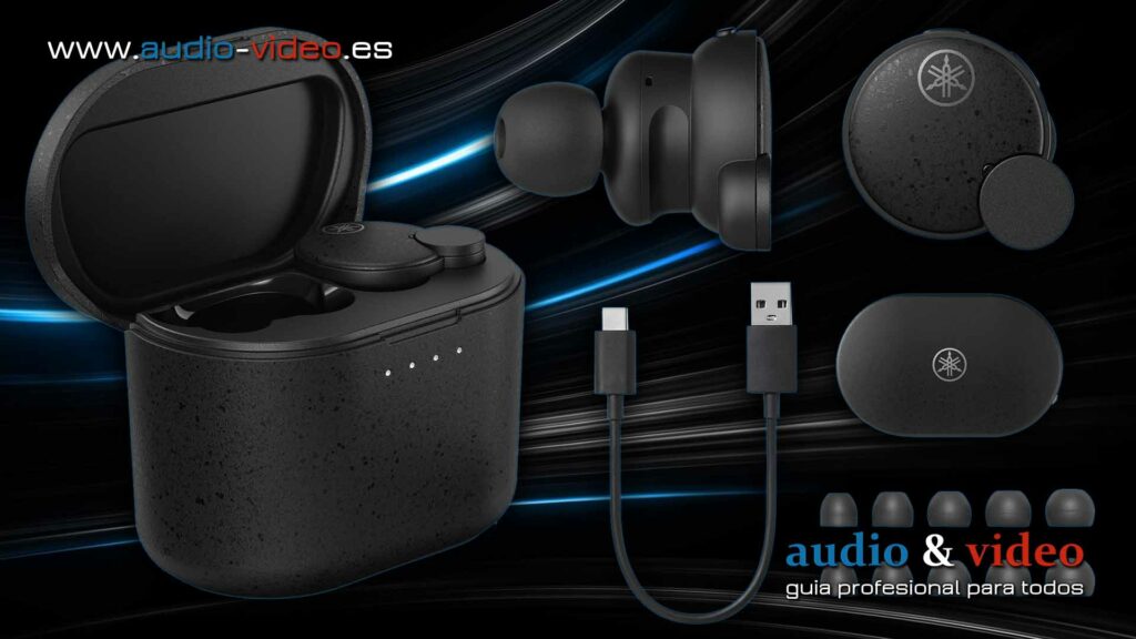 Yamaha TW-E7B - auriculares in-ear completamente inalámbricos - kit