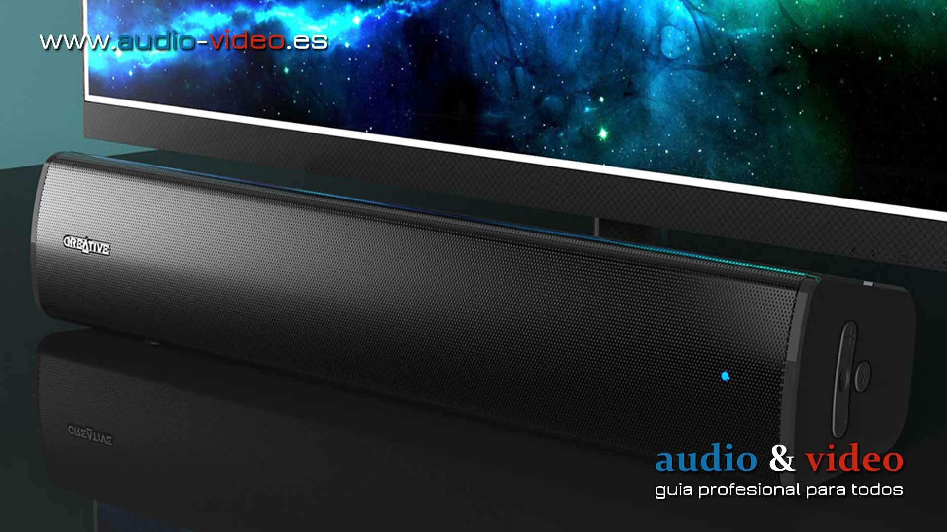 Creative Stage Air V2 – Barra de sonido USB con Bluetooth 5.3