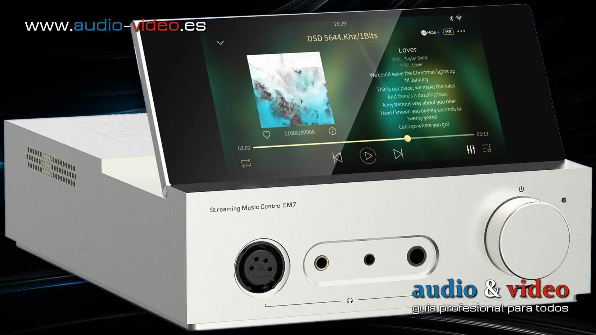 Shanling EM7 – High-end Desktop Streamer DAC – amplificador