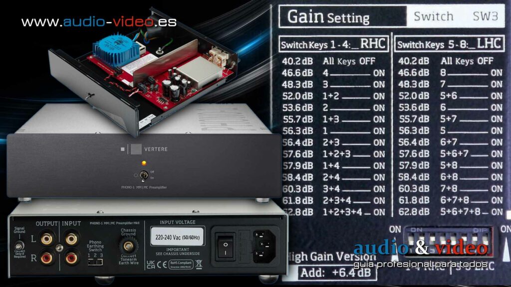 Vertere Acoustcs: Phono-1 MKII L - preamplificador