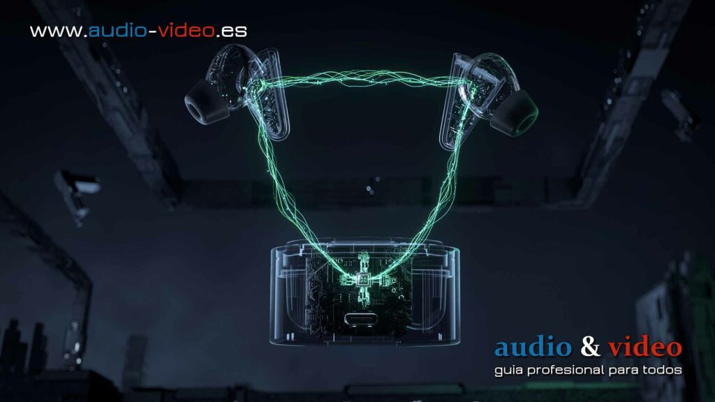 Angry Miao - Cyberblade True Wireless - auriculares con extramadamente baja latencia - chip