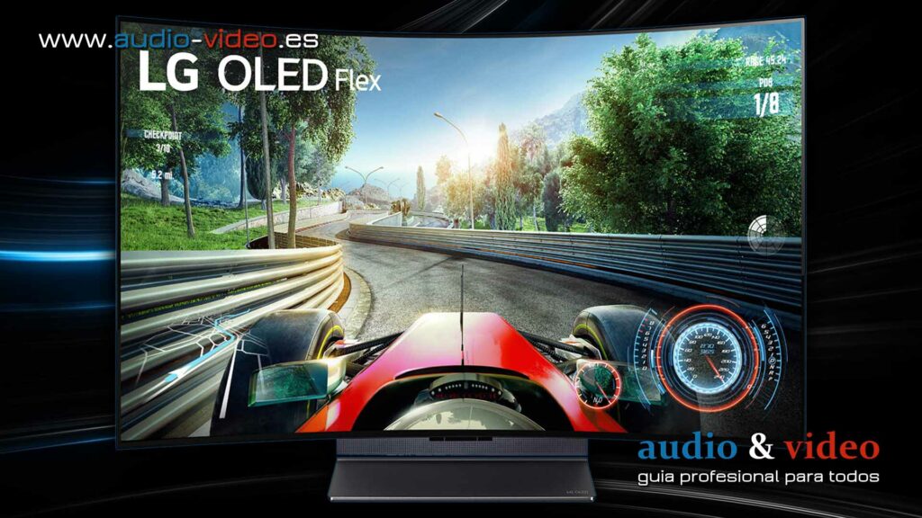 LG LX3 FLEX- el primer televisor OLED curvo para jugadores