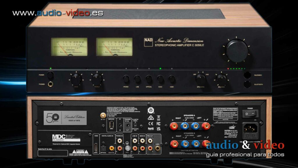 NAD - C3050LE - amplificador estéreo - edición limitada del 50º aniversario