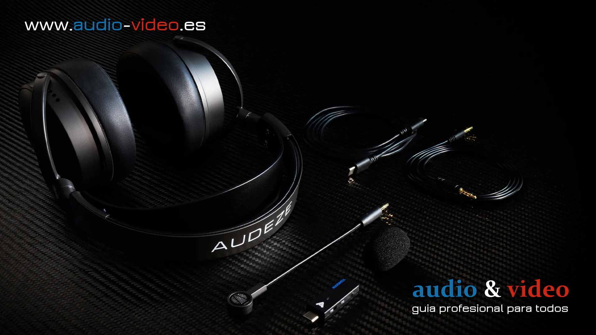Audeze - Maxwell Planar Magnetic - auriculares inalámbricos con Dolby Atmos para jugadores - kit