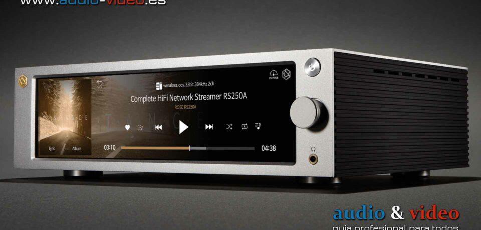 HiFi Rose RS250A – streamer con vídeo y YouTube