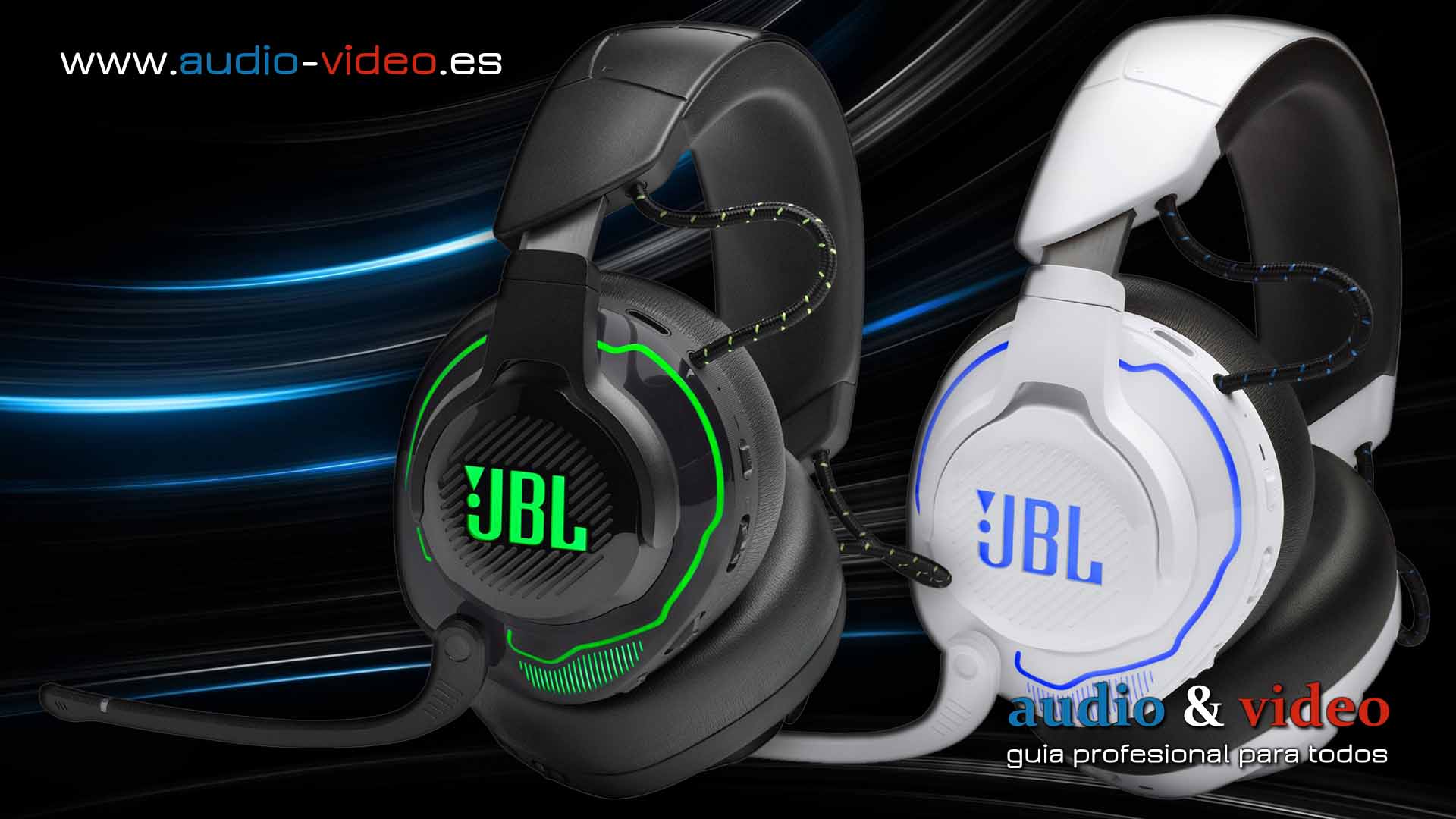 JBL Auriculares Gaming Quantum 910 True Wireless Bluetooth, con cancelación  de Ruido