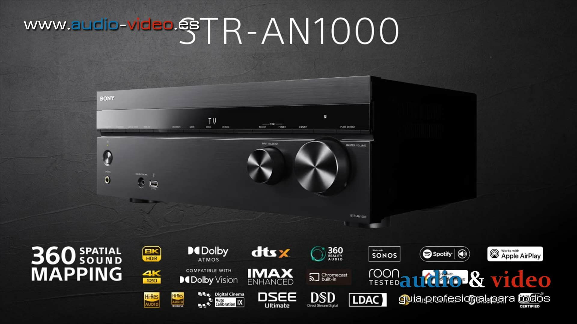 Sony – AZ1000ES, AZ3000ES, AZ5000ES, AZ7000ES y AN1000 nuevos receptores AV con HDMI 2.1